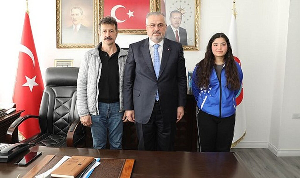 Milli Sporcu Ezginur Türkmen’i Başkan Kılıç Yolcu Etti!