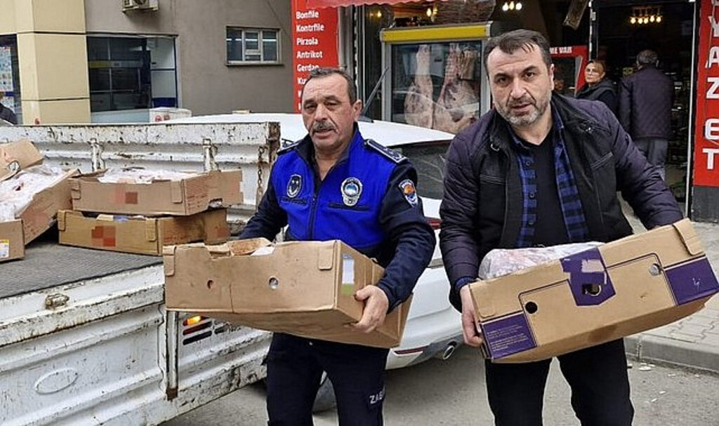 İlkadım’da Kasaplara STT Denetimi!