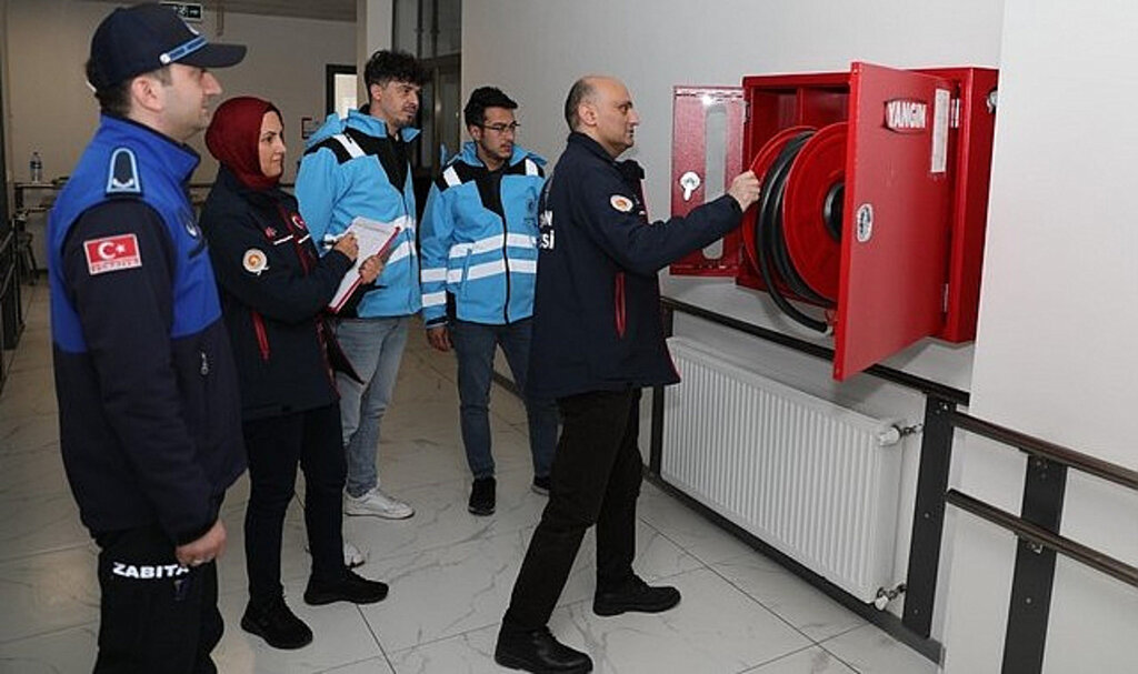Samsun İtfaiyesi 17 İlçede Denetimlerini Sürdürüyor!