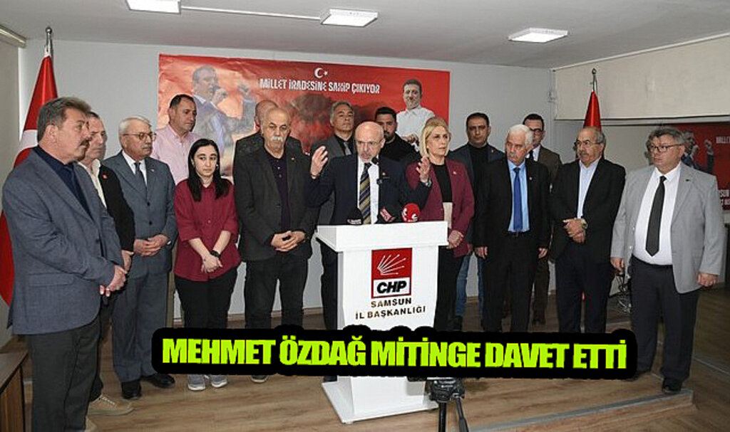 Samsun'da 'Millet İradesine Sahip Çıkıyor' Mitingi!