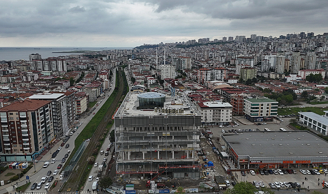 Eğitim Şehri Samsun'a Yakışan 'Şehir Kütüphanesi'nin Yapımı Devam Ediyor!