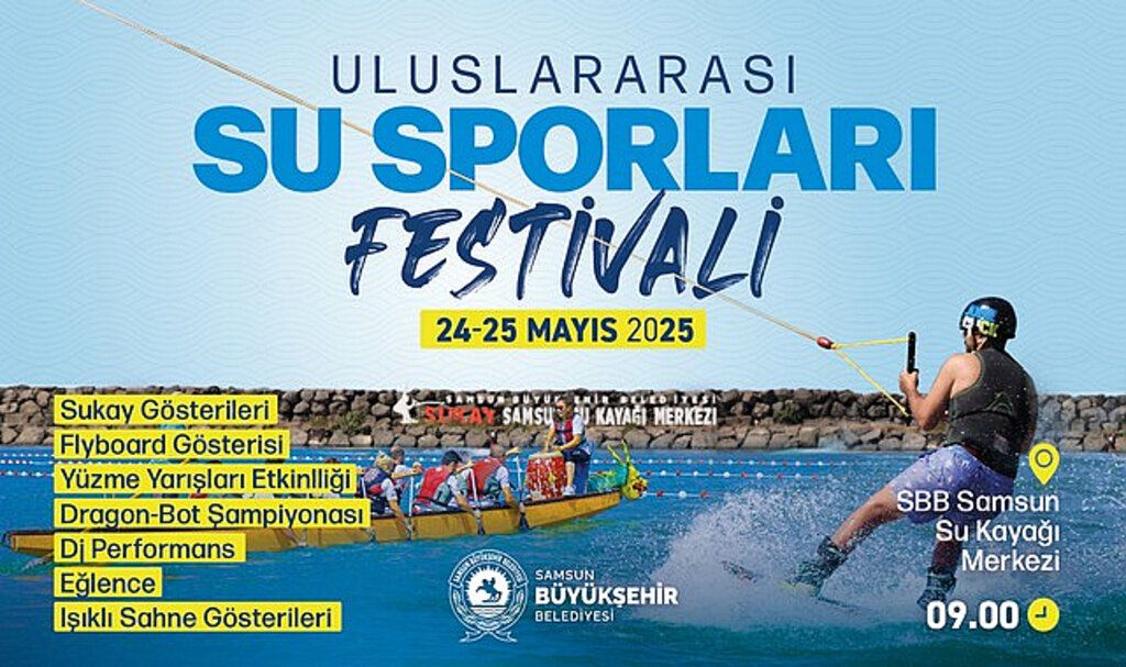 Samsun Uluslararası Su Sporları Festivali Başlıyor!