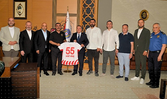 Samsunspor’dan Emniyet Müdürü Arıbaş’a Ziyaret!