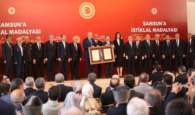Samsun, 101 Yıl Sonra İstiklal Madalyasına Kavuştu!