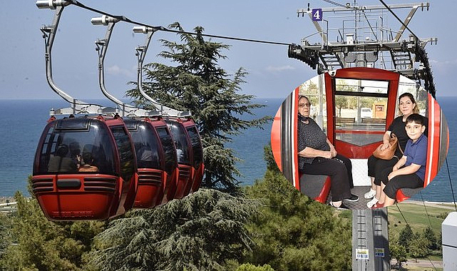 Samsun'da Amisos Teleferik Hattı’na Yoğun İlgi!