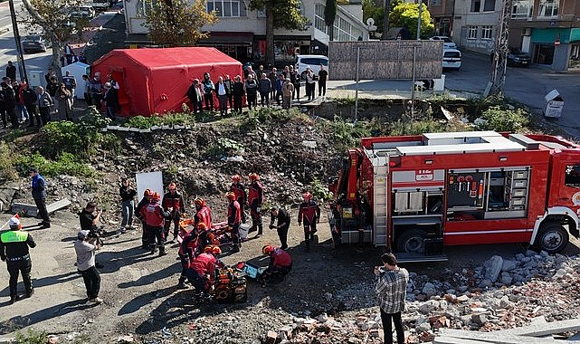Samsun Büyükşehir’den Nefes Kesen Deprem Tatbikatı!