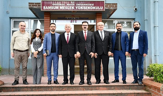 Samsun SMMMO’dan OMÜ Samsun Meslek Yüksekokulu’na Hayırlı Olsun Ziyareti!
