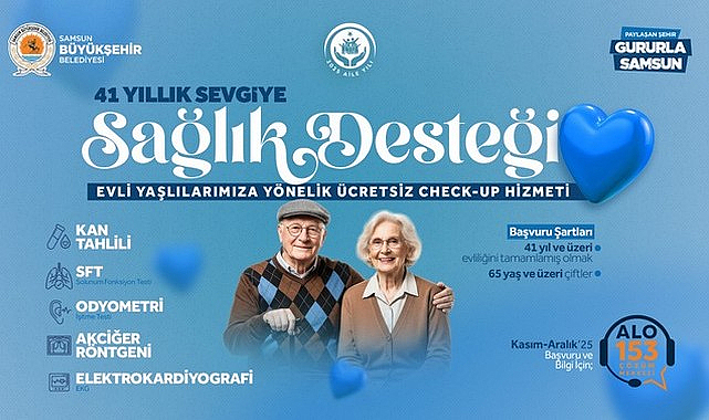 Büyükşehir’den 41 Yıllık Sevgiye Sağlık Desteği!
