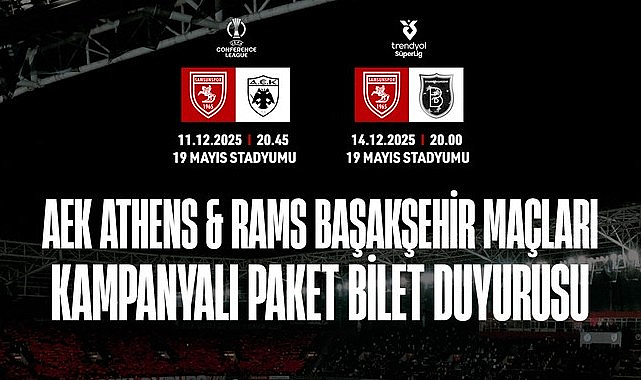 Samsunspor’dan AEK Athens Maçınıda Kapsayan Bilet Kampanyası!