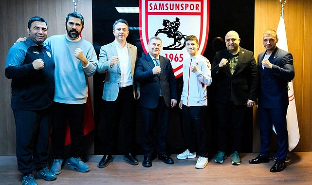 Samsunspor'dan Avrupa Şampiyonu Sporcusuya Ödül!