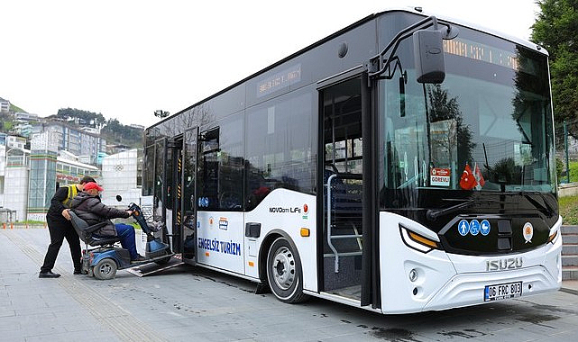 Engelsiz Turizm Otobüsü Samsun’da Hizmete Sunuldu!