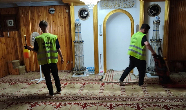 İlkadım’ın İbadethanelerinde Hijyen İçin Yoğun Mesai!  