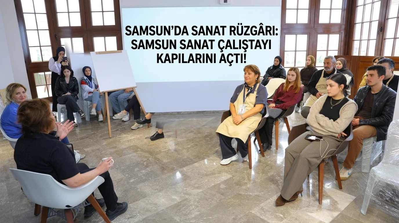 Samsun’da Sanat Rüzgârı: Samsun Sanat Çalıştayı Kapılarını Açtı!